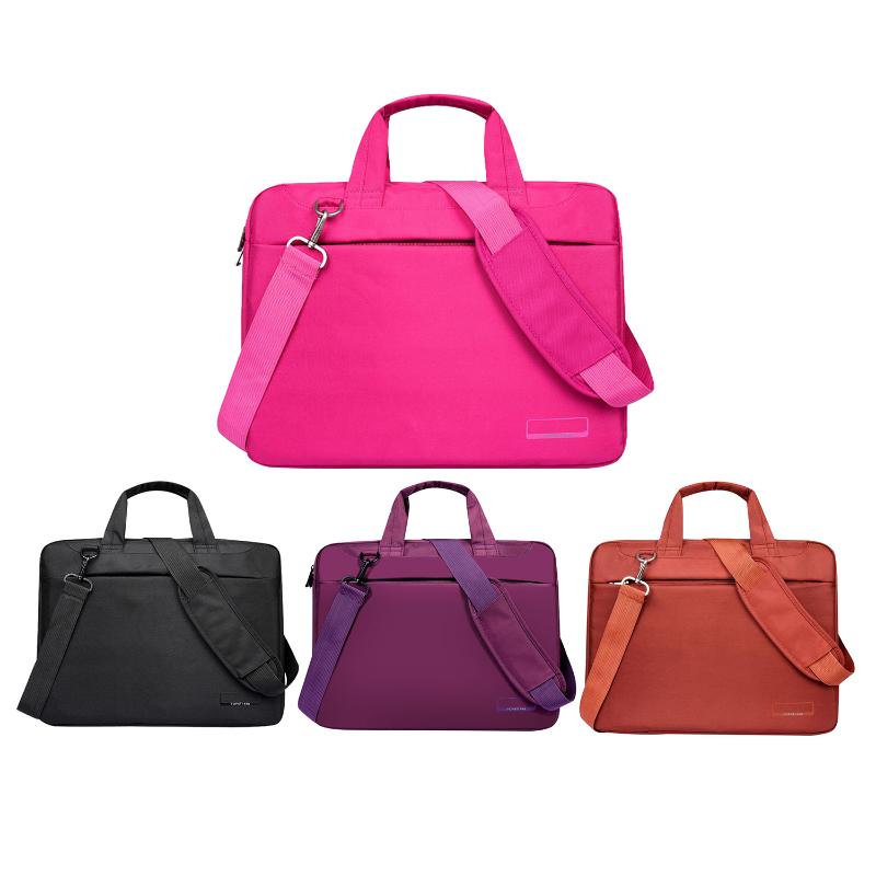 

Keyboard Covers Laptop Bag Case 17 Inch Nylon Airbag Shoulder Handbag Computer Bags Waterproof Messenger Women Men Notebook Black No