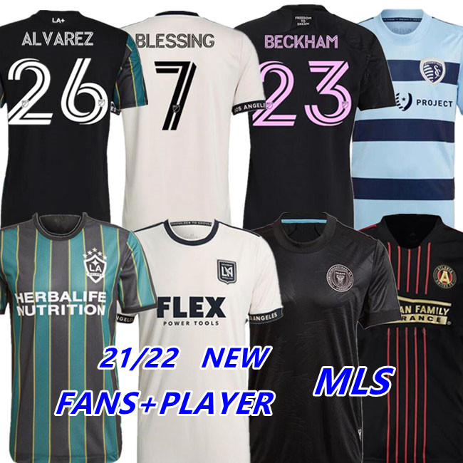 

Player Fans Version MLS 21 22 LA Galaxy Los Angeles Soccer Jersey Atlanta United FC Football Shirts Inter Miami CF CHICHARITO LAFC VELA Home Away Kansas City, Fans lafc 21 22 away