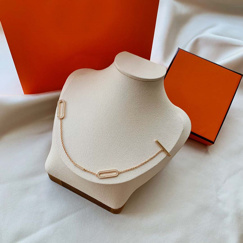 Elegant Bracelet Necklace Suit Man Woman Unisex Chain Wedding Bracelets Necklaces Special Design Jewelry Highly Quality with BOX-image-715845771