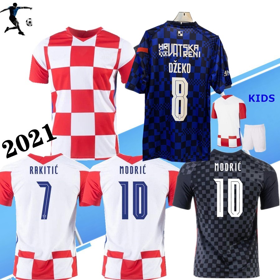 

S-3XL Adult men+kids kit 2021 MODRIC 2020 national team MANDZUKIC HOME AWAY ORSIC Soccer Jersey PERISIC RAKITIC SRNA KOVACIC BROZOVIC REBIC 20 21 Football Shirts