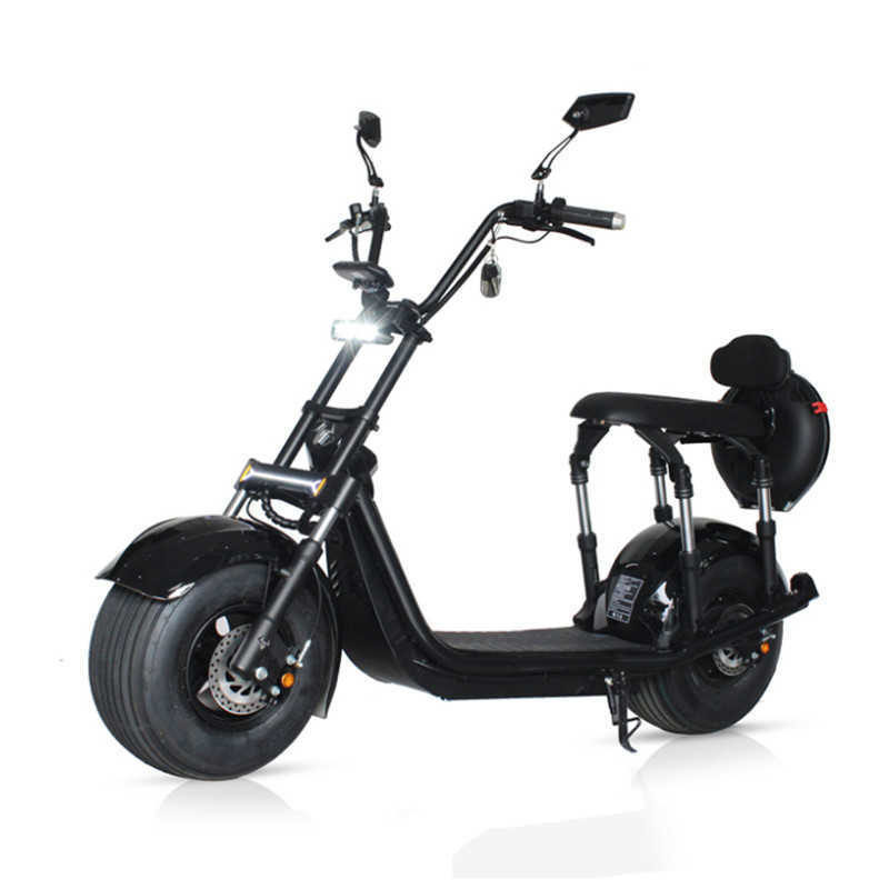 

2000W 60V Electric Scooter Motorcycle H4 Pro Two Wheels Electric Bicycles EEC COC Fat Tire Powerful Electric Bike Off Road USA Warehouse, Black