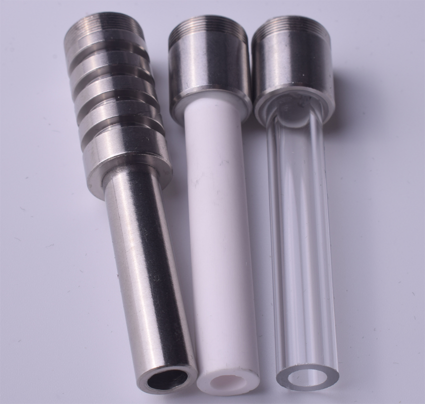 

Smoking Thread Titanium Quartz Ceramic Tips Nails for Nectar Collector Micro V4 Kit