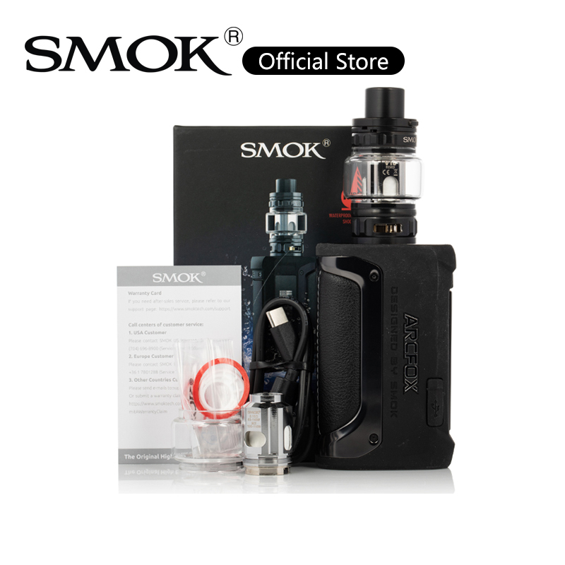 

SMOK Arcfox Kit with 7.5ml TFV18 Tank IP67 230W Arcfox Mod 0.96" Display Screen Waterproof Dustproof Shockproof Vape Device 100% Original, Mixed - leave us message