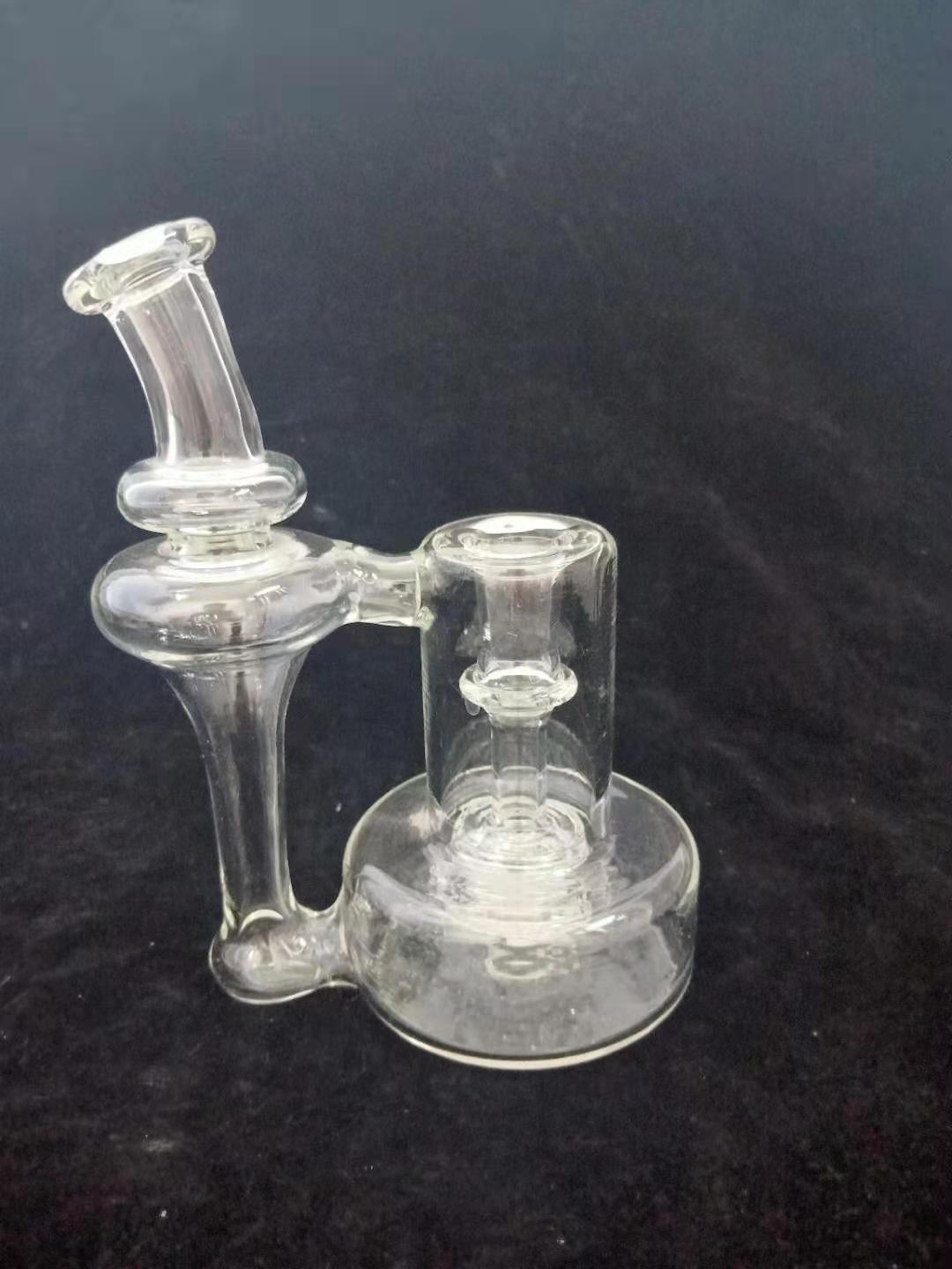 

smoking accessories High artistic and collection value Glass Recycler Bong 14mm rig Independent design factory supplies wholesale retail
