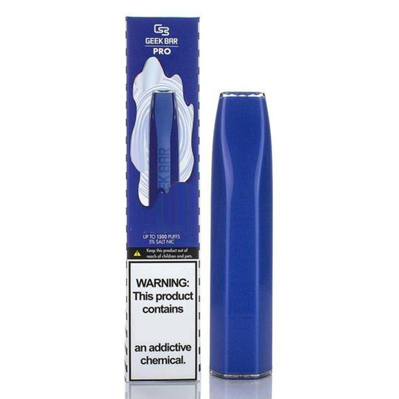 

2022 newest Geek Bar Pro Disposable E Cigarette Pod Kit 1500 Puffs 850mAh Battery 4.5ml Prefilled Cartridge Vape Pen Vs Elf Bar Lux