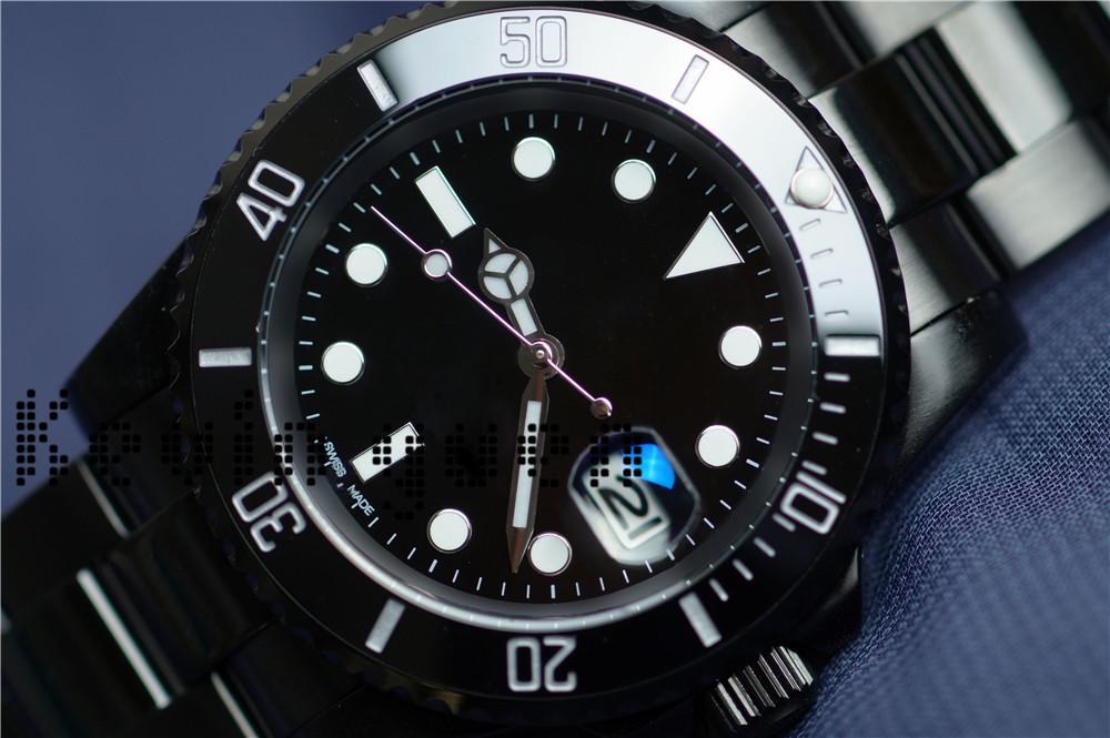 

Lu Rol U1 Factory Automatic Mechanical Wristwatch Sapphire Glass Ceramic Bezel Date Stainless Steel Full Black 40mm 116610LN 116610 Mens Watches Montre, Not watch