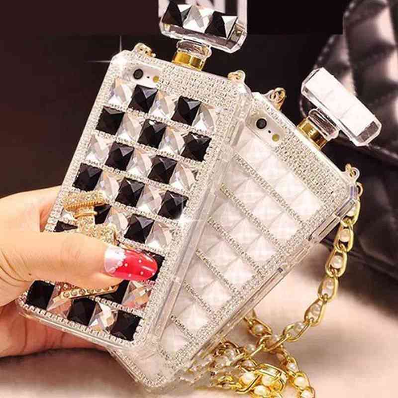 

women's phone Cases Shockproof Shiny Pink classic white more Drill Back Cover For iPhone 7 8 12 11 Pro Max x XS fashion case