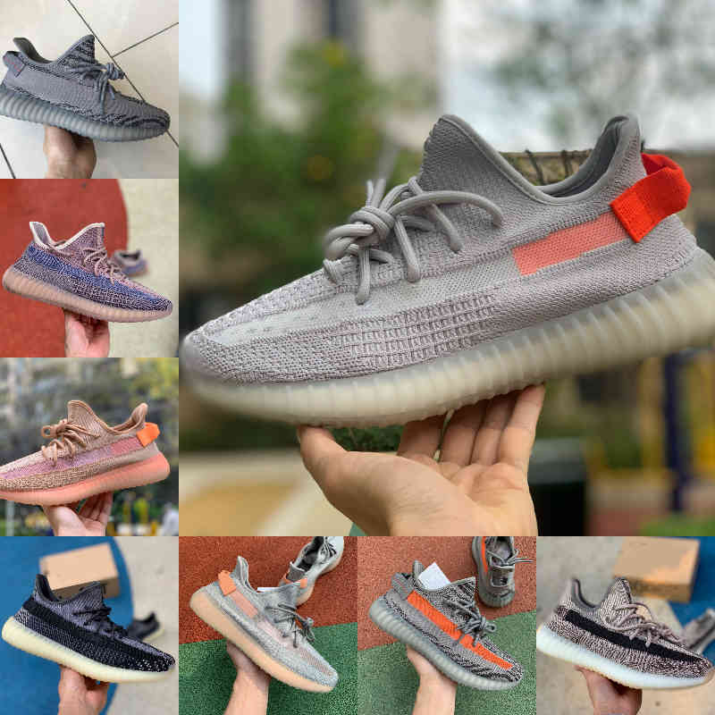 

Wholesale 2021 New Kanyes Wests V2 Reflective Fade Carbon Natural Israfil Cinder Earth Zyon Oreo Desert Sage Marsh Mens Running Shoes Women