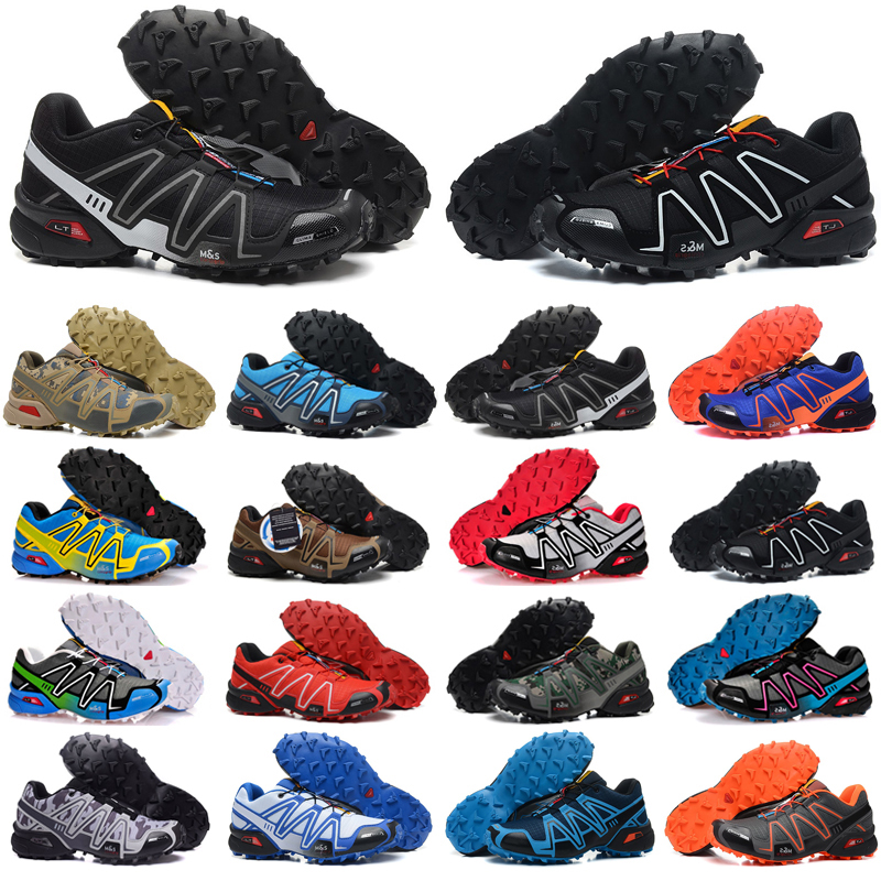 

breathable speed cross 3 outdoor mens running shoes SpeedCross runner Jogging III Black Green Red Grey Men Trainers Sports Sneakers chaussures zapatos, Color #21