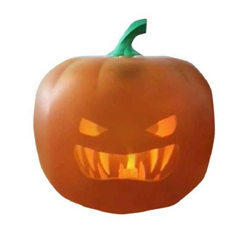 

Halloween Flash Talking Singing Animated LED Pumpkin Toy Projection Lamp With Projector Inside for Home Party Decor New Arrival H0827