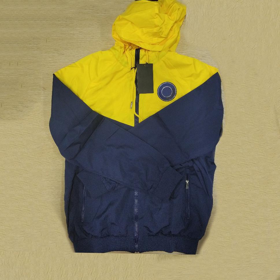 

Club Stylist Jacket Men Cardigan Windbreaker Football Printed Fashion Jackets Coat Hooded Autumn Outwear Zipper Homme S-2XL, Black;brown