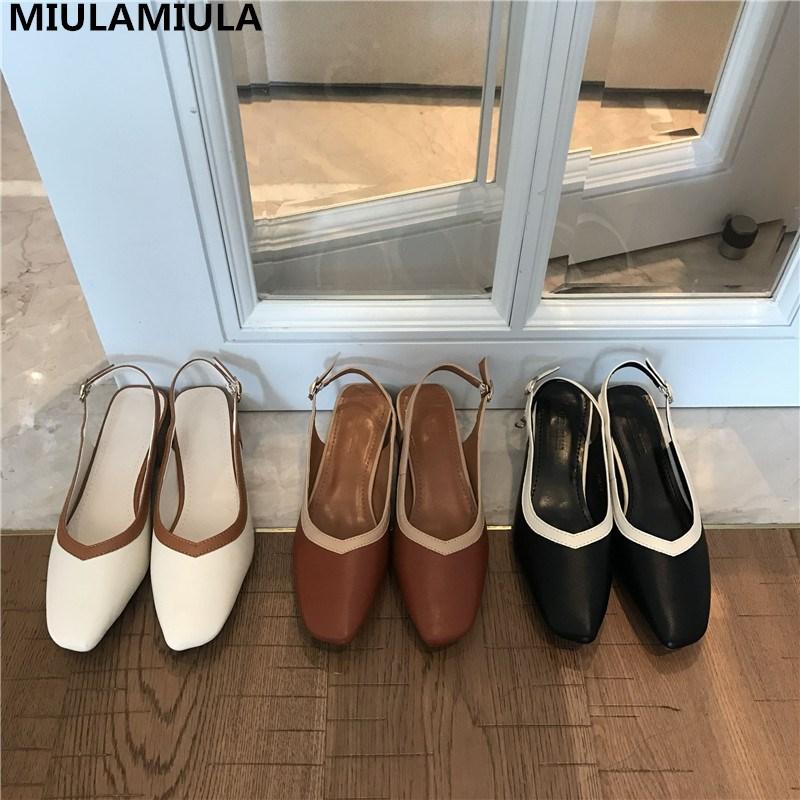 

Brand Design 2021 Autumn Korean Fashion Square Toe Back Strap Middle Wood Heel Comfy Platform Lady Sandals Women Shoe, Black