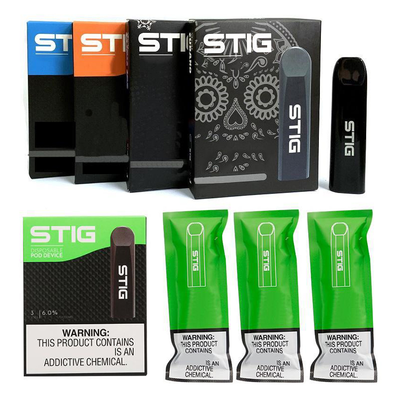 

VGod Stig Disposable Vape Pen Kits 3Pcs/Pack cigarettes 270mAh Battery 1.2ML Vapor Pod Device Puffbars Vapes Electronic Cigarette