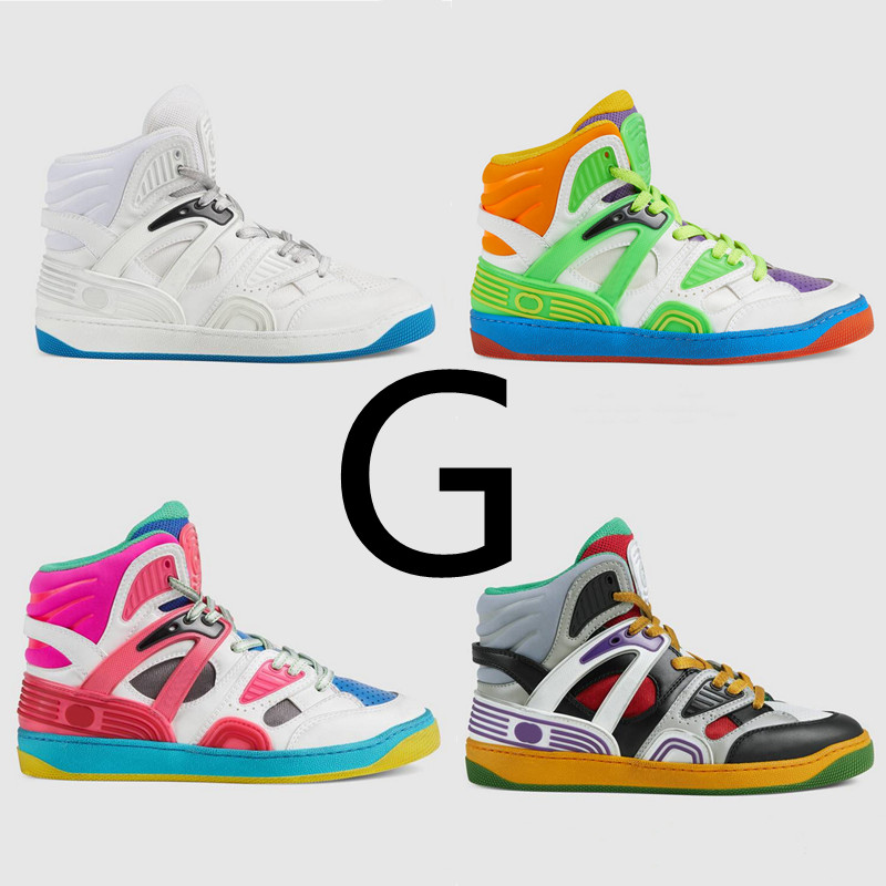 

2021 Fashion G Mens Womens Sports Shoes Boots Basketball Shoe Designer Luxury Waterproof Platform Laces Candy Color Rubber Casual High Top Leather, Foam