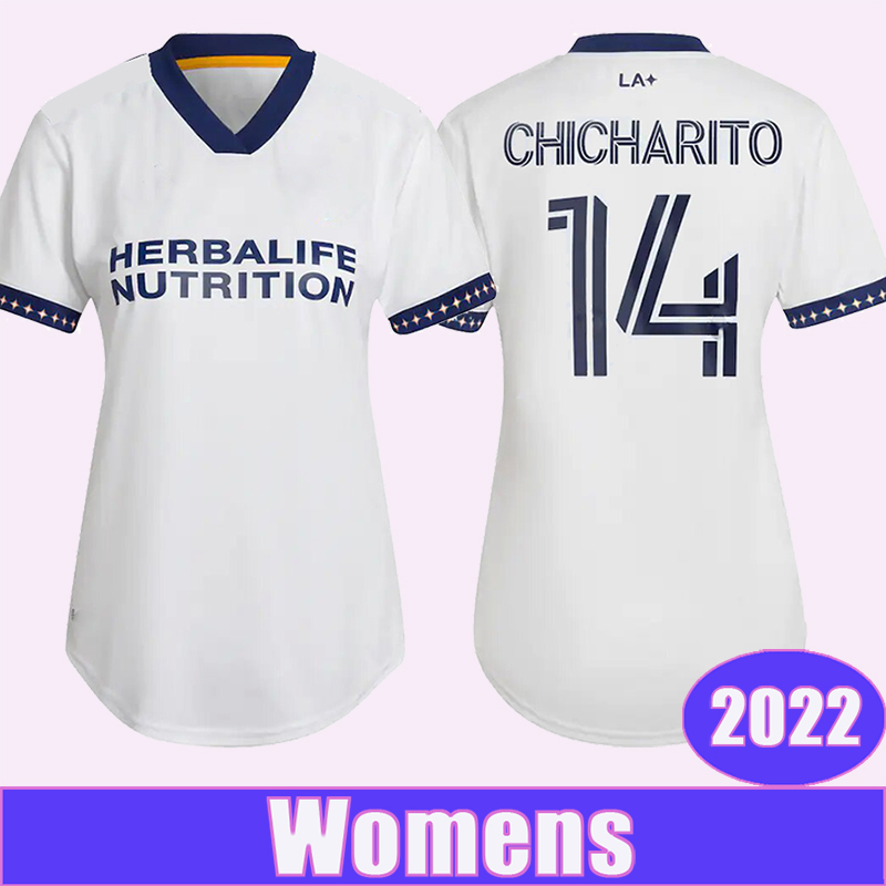 

2022 LA Galaxy Womens CHICHARITO Soccer Jerseys ARAUJO CABRAL D.COSTA Home Football Shirt Short Adult Sleeve, Nv9076 2022 home ml patch