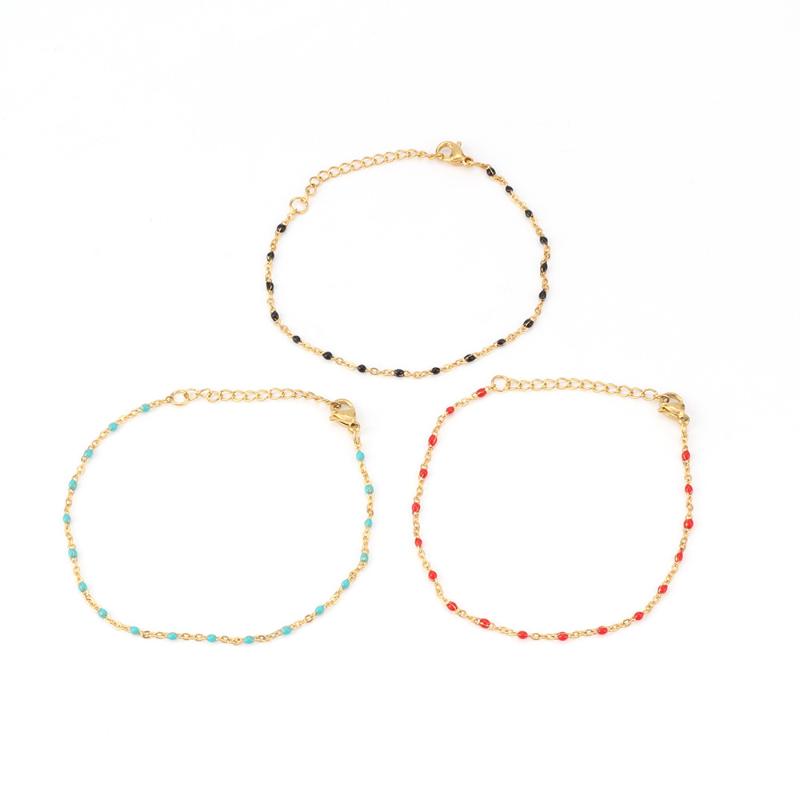 

Fashion National Stainless Steel Rice Ball Bracelet Link, Chain