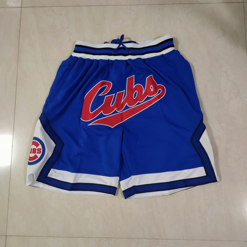 

Baseball Jerseys JUST don Pocket pants short ChicagoCubsJerseys, Blue;black