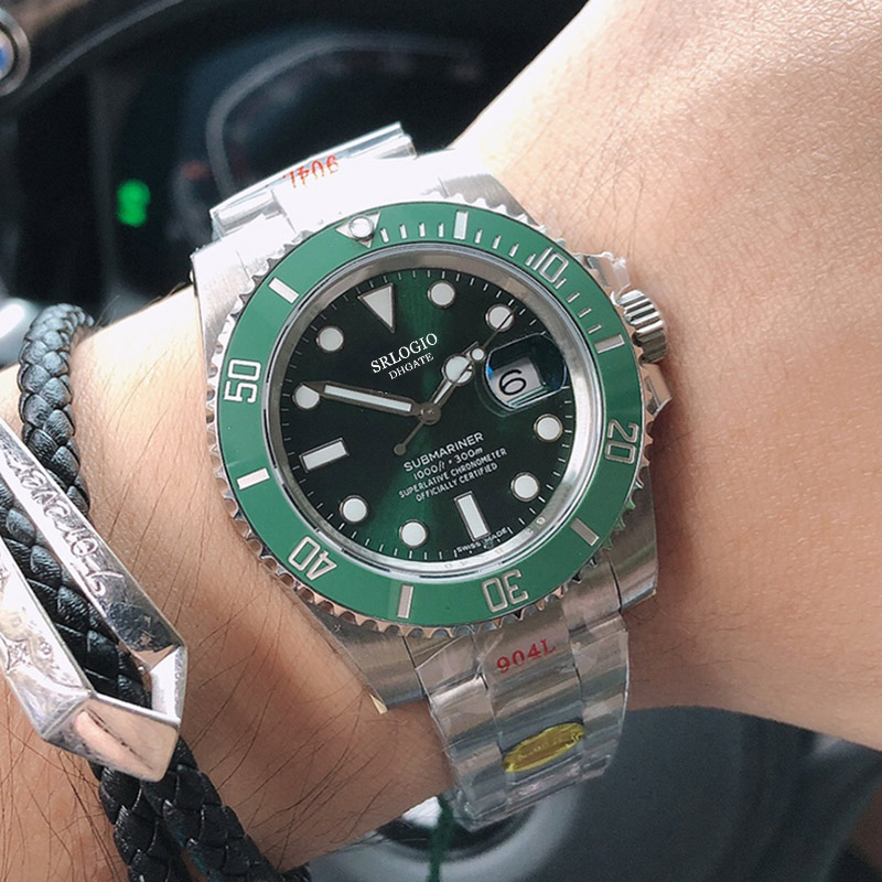 

Top Watch Automatic Mechanical Watches 40mm Swimming Wristwatch Fashion Business Mens Wristwatches Stainless Steel Wristband Perfect Quality, Slivery;brown