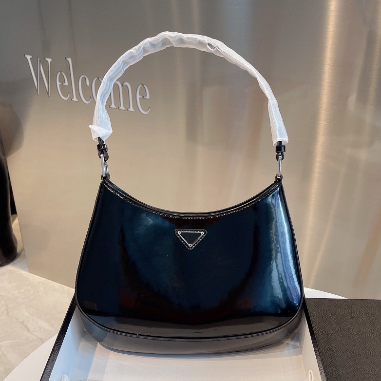 

Vintage Flapless Open Leather Shoulder Crossbody Bag Classic Fashion Designer Ladies Underarm Bag High Quality Cross Bagg Coin Purse, Clear
