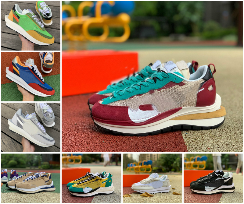

Sacais X Waffle Daybreak ldv Running Shoes Vaporwaffle Sail Black White Grey Mens Women Dark Iris Sesame Blue Void Gum Tour Yellow Villain Red Green Trainers Sneakers, Bubble package bag