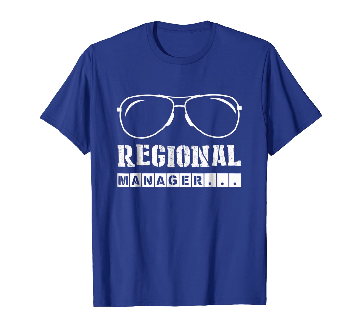 

regional manager office sunglasses funny gift t shirt, White;black