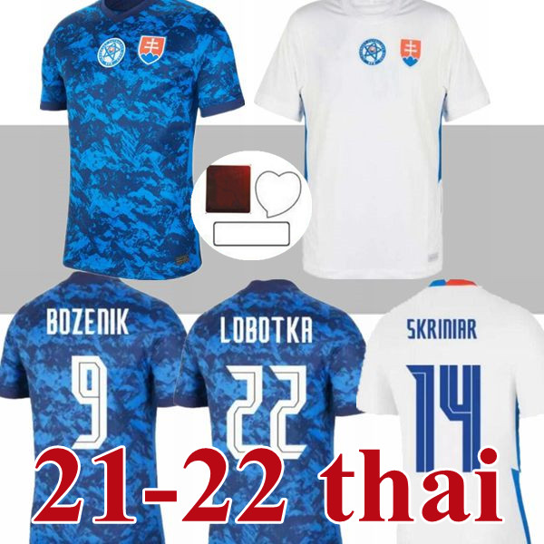 

2021 Slovakia soccer jerseys home Away BOZENIK SKRINIAR HAMSIK LOBOTKA SKRTEL Shirt national team Football shirts maillot se foot thailand, Black