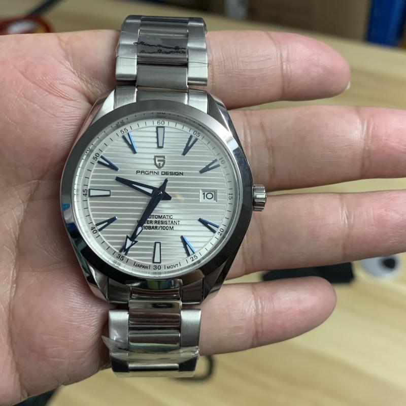 

Wristwatches 2021 PAGANI DESIGN Fashion Brand Leather Men's Automatic Watch Top Commander Men Mechanical Waterproof Japan White Watches