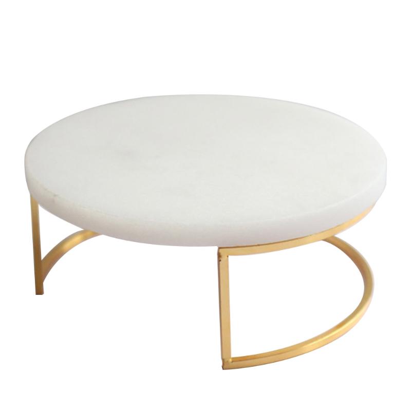 

Gift Wrap 1Pc Marble Cake Stand Round Party Dessert Display Holder Wedding Tray