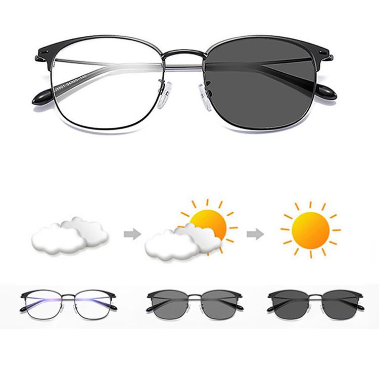 

Fashion Sunglasses Frames Pochromic Men Women Chameleon Polarized Sun Glasses Anti-glare Driving Eyeglasses UV400