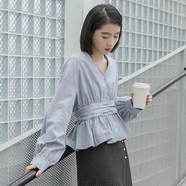 spring Vintage Shirt female Tops Long sleeve Girls Blouse Plus Size Women Blouses femme Blusas 210417Z