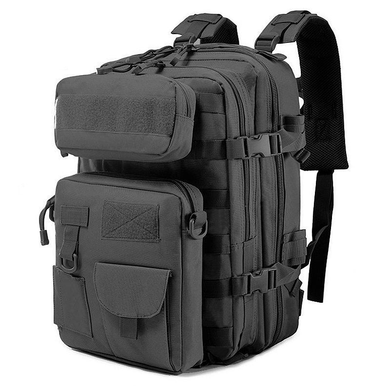 

Outdoor Bags Tactical Backpack Male Army Assault Bag Military Molle Pack Hunting Backpak Hiking Waterproof Man Rucksack, Khaki