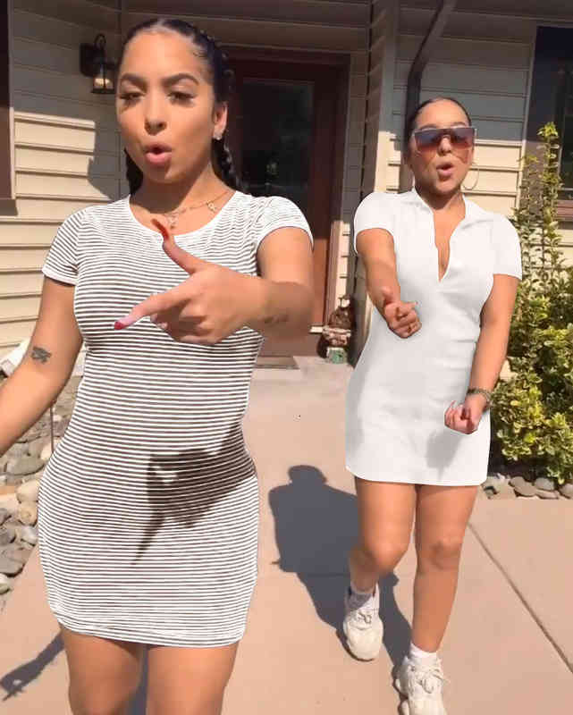 

Womens Short Sleeve Lapel Single Breasted Fashion Casual Solid Color Sexy Knitted Shirt Dress, Black;gray