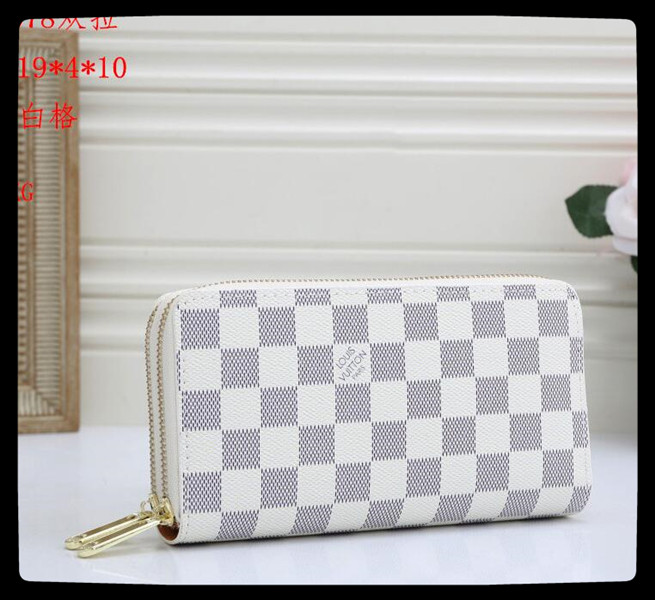 

2021 Designers Women Wallet Wholesale Fashion Single Zipper Men Wallet Lady Ladies Long Purse with66 LV LOUIS handbag VITTON, Red;black