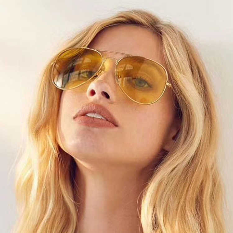 

2021 New Arrival Men's Sunglasses Car Driver Luxury Brand Design Mirror Sunglasses Men Women Shades Pilot Sunglass Male Female