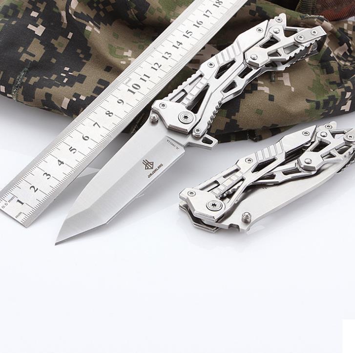 

2021 HW60 JL-16011A Outdoor Folding Knife High-end Stainless Steel Small Knife Field Portable Fruit Folding Knife