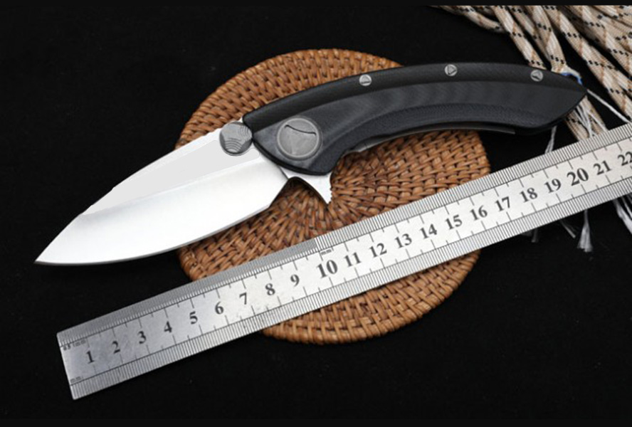 

New Micmt Whale Shark Folding Knife D2 Blade G10 Handle Titanium Back Clip Outdoor Camping Hunting Self Defense Pocket Jungle EDC Survival K