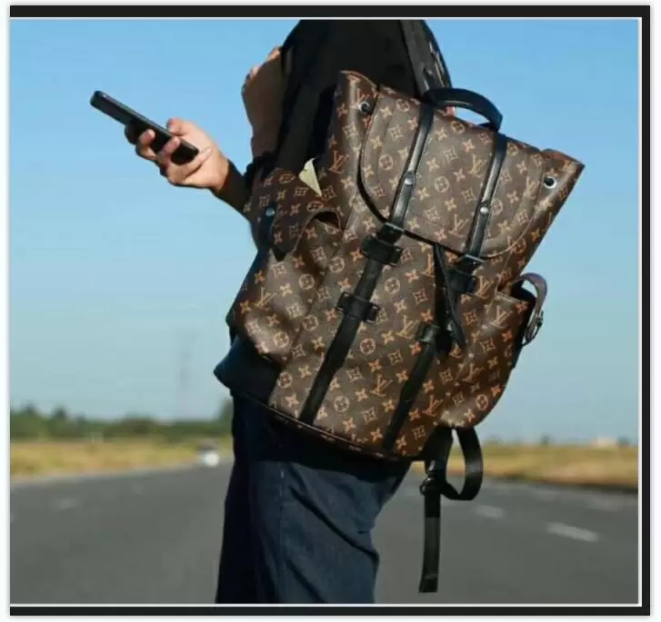 

LOUIINGS VITTON VUTTON NEW Travel Backpack Men Leather school Shoulder crossbody Bag Top Quality Backpacks Women Messenger Bags Purse Totes, Red supe