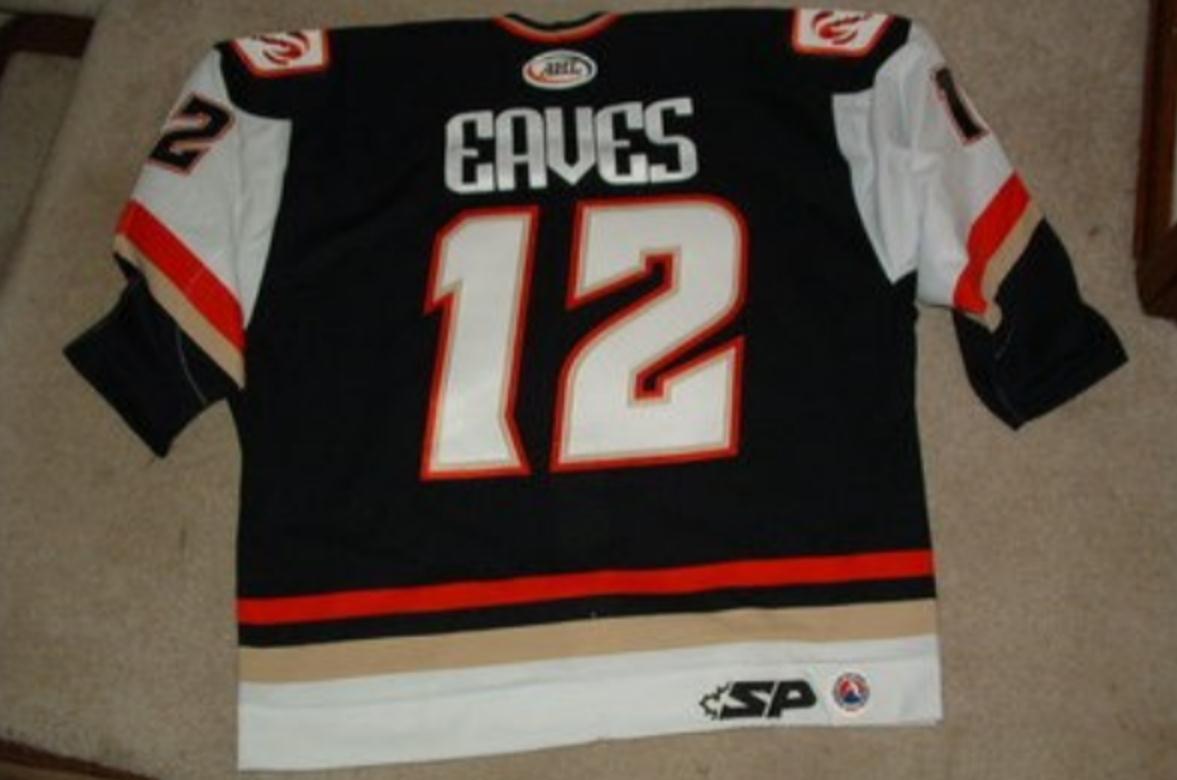 

rare Hockey Jersey Men Youth women Vintage AHL Wilkes-Barre Scranton 12 EAVES Size S-5XL custom any name or number, Black women s-xl