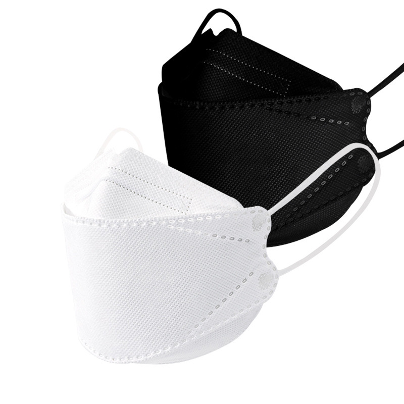 

Korean willow leaf mask 3D three-dimensional net red same fish mouth black white disposable 10 bags