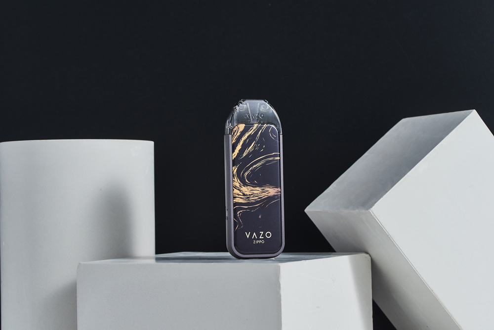 

VAZO ZIPPO E-cigarettes Kits Personalized Fashion Luxury Brand Electronic Cigarette Nebulizer 600 Puffs USB Charge Long-term Standby Fruit Cigarettes Gold Melting, Atomization chamber