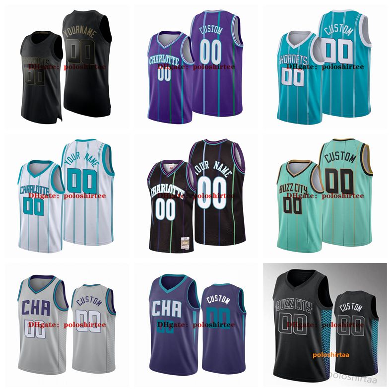 

Charlotte's Hornets's Custom LaMelo Ball 2 Basketball Jersey Gordon Hayward 20 Devonte 4 Graham Jerseys, As photo