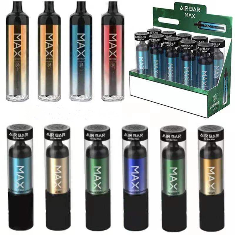 

Air Bar Max Disposable Vapes Pens 6.5ml Pre-filled Pods E cigarettes 1250mAH Battery Airbar Disposables Vape Pen 2000puffs