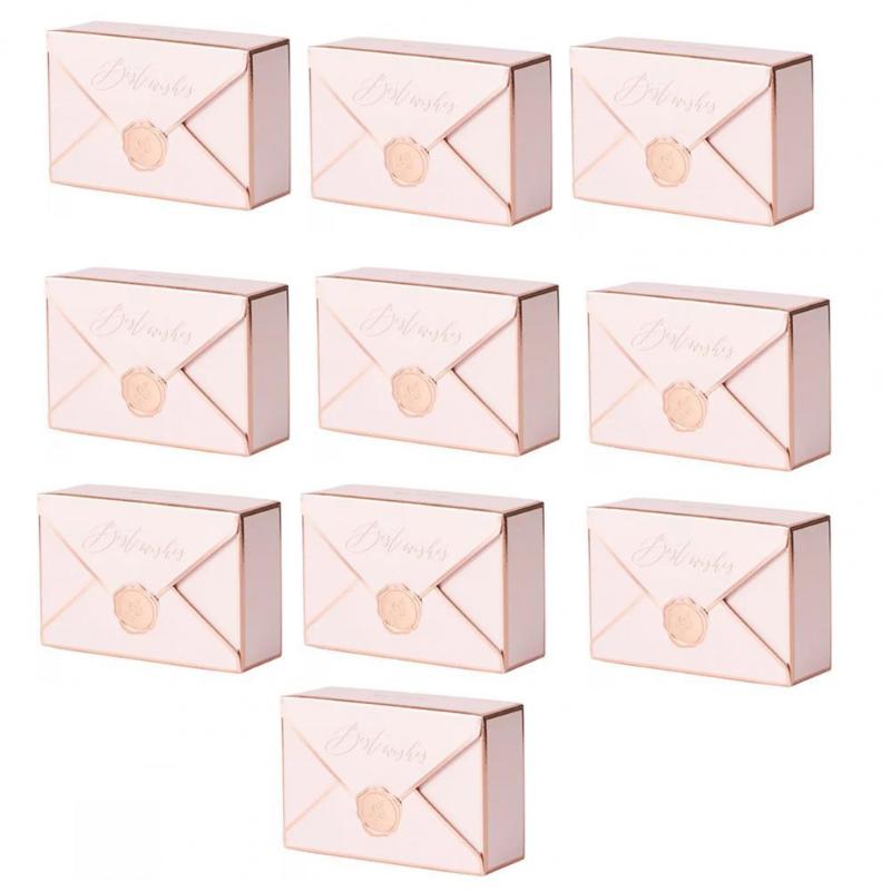 

Gift Wrap Paper 10Pcs Innovative Delicate Decorative Gifts Candy Box Practical Packaging Case Attractive For Wedding