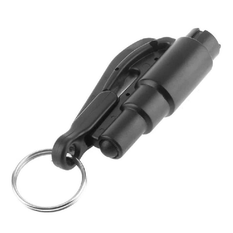 

Keychains Mini Light Emergency Rescue Tool For Car Auto Security Break Hammer Window With Key Chain Safety Belt Knife