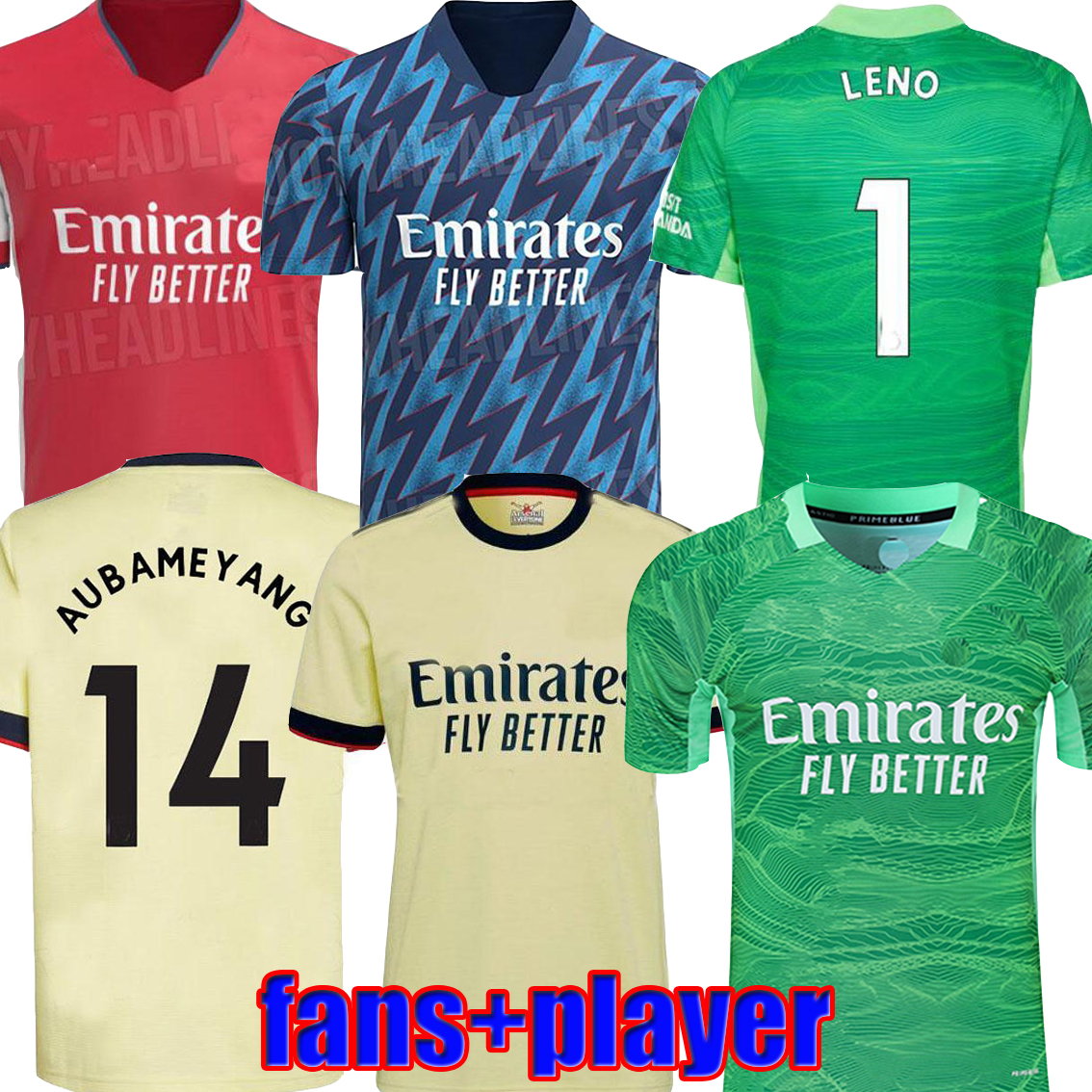 

Arsen soccer jersey Fans Player version goalkeeper Gunners 21 22 polo ØDEGAARD PEPE SAKA THOMAS WILLIAN 2021 2022 football shirt Men + Kids kit away yellow fourth 4th