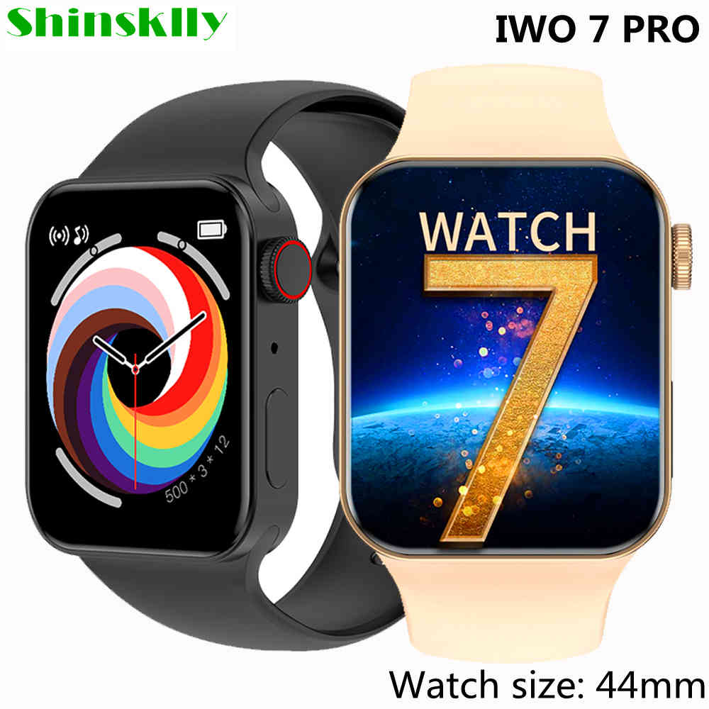

2021 IWO 7 Pro Smart Watch Men Women Heart Rate Smartwatch Series 7 Fitness Tracker Bracelet Clock For Android IOS PK HW16 HW22