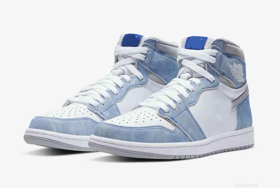 

Authentic 1 High OG Hyper Royal Trophy Room 1S Light Smoke Grey White Man Woman Athletic Shoes Sports Sneakers With Original Box ZfK