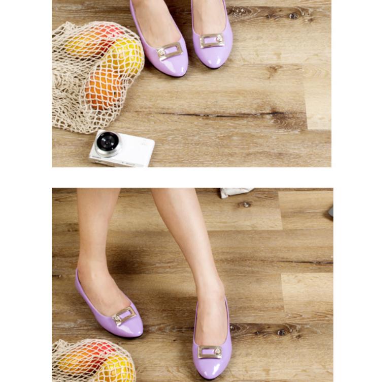 

2021 Spring and Autumn shoes with New style fashion flat bottom pointed end Women's shoes@6992, Red