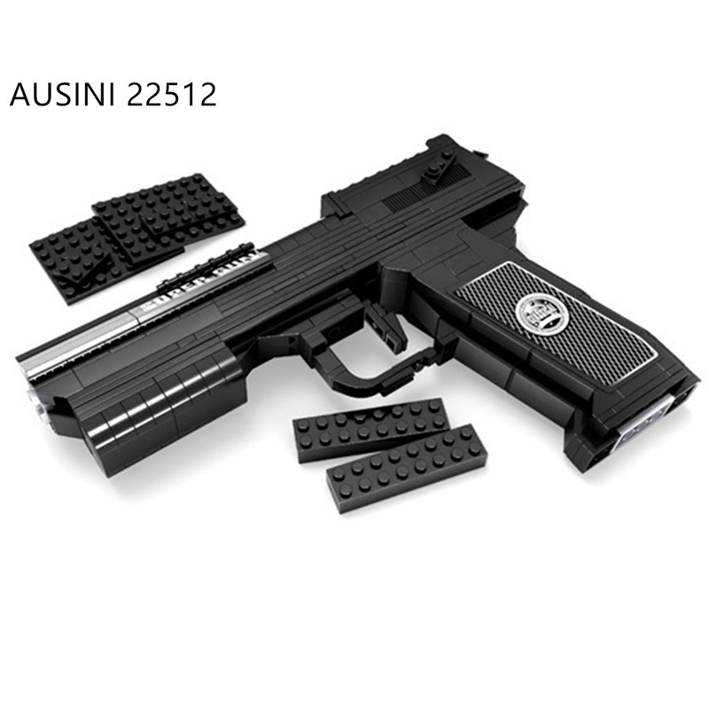 

osny 22512 desert eagle pistol toy building blocks children's science and education military firearms model