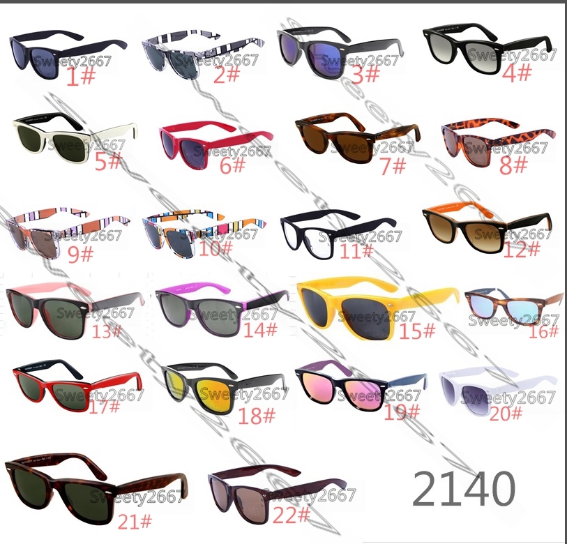 

2021 Design Wholesale Luxury Sunglasses Men Women Pilot Sun Glass UV400 Eyewear Brand Glasses PC Frame Lens 2140 Mixed Color